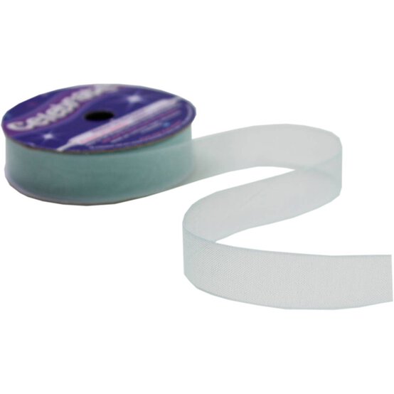 Baby Blue Organdie Ribbon 12mm x 6m image number 3