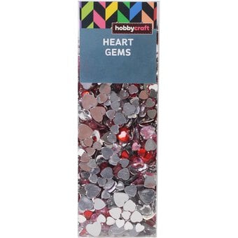 Red and Pink Heart Gems 90g