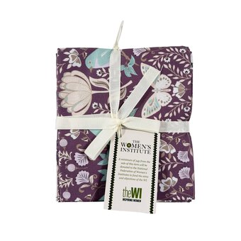 WI Mauve Garden Delight Cotton Fat Quarters 5 Pack