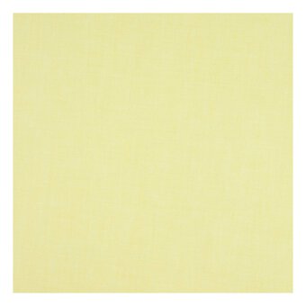 Sunshine Yellow Cotton Oxford Chambray Fabric by the Metre