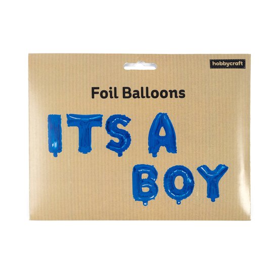 Blue It’s a Boy Foil Balloon Set image number 3