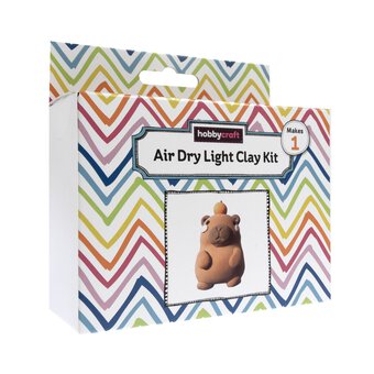 Cute Capybara Air Dry Light Clay Kit