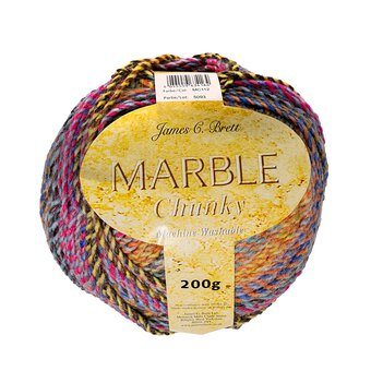James C Brett Taste of Summer Marble Chunky Yarn 200g