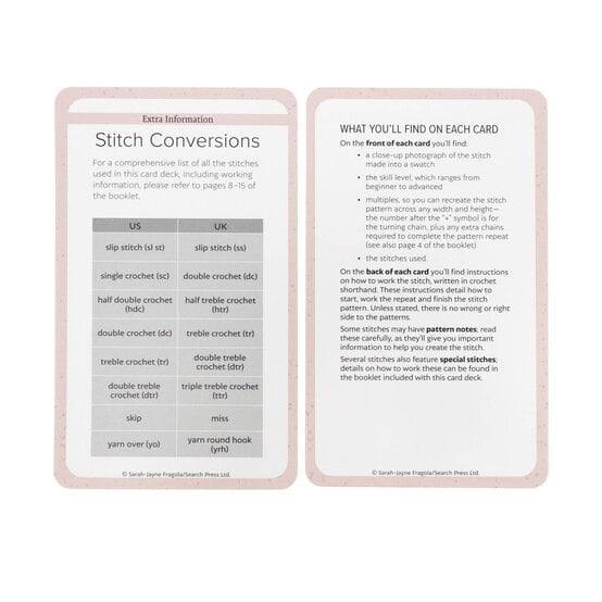 Bella Coco&rsquo;s Crochet Stitch Card Deck image number 2