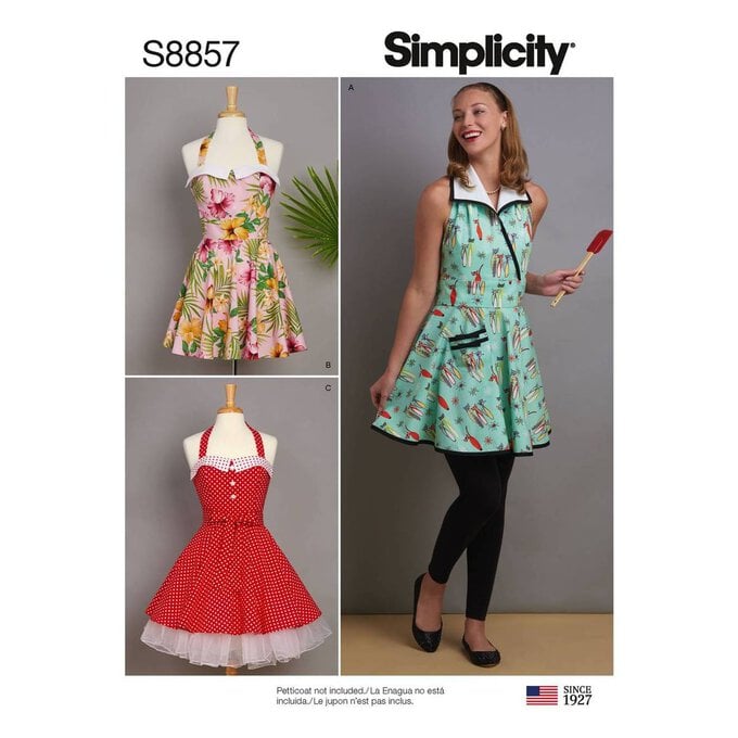 Simplicity Apron Sewing Pattern S8857 (S-L) image number 1
