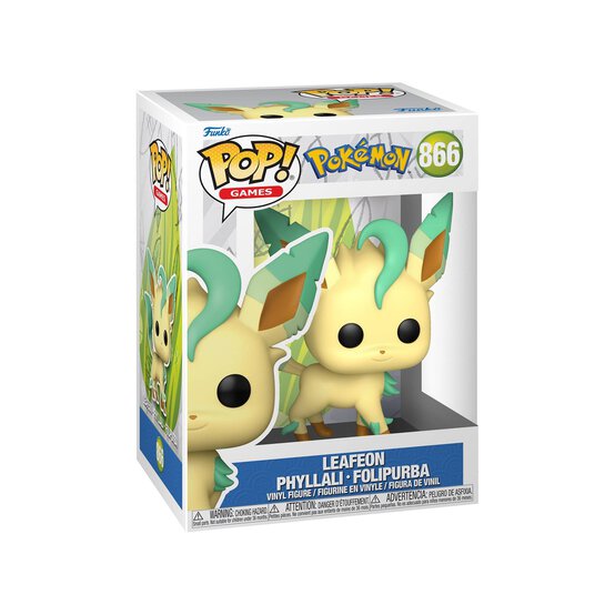 Funko POP Animation: Pok&eacute;mon Leafeon Figure image number 1