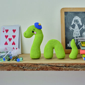 How to Crochet an Amigurumi Loch Ness Monster