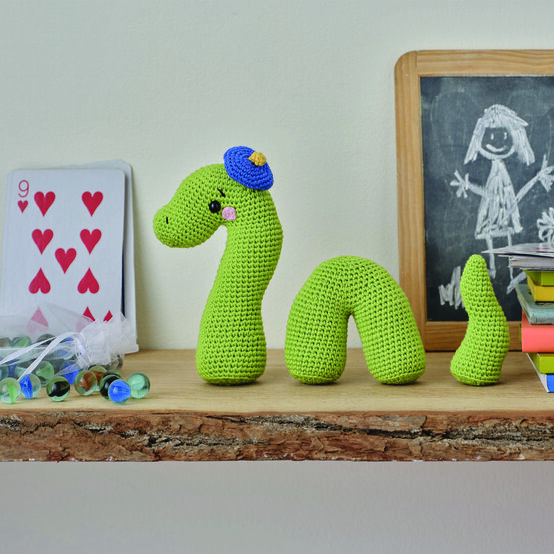 How to Crochet an Amigurumi Loch Ness Monster image number 1