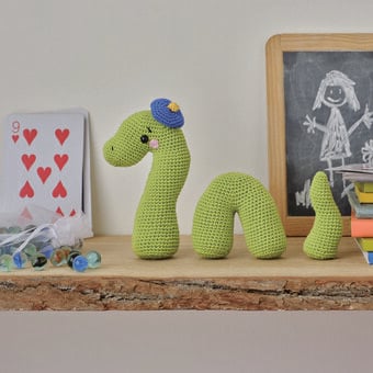 How to Crochet an Amigurumi Loch Ness Monster