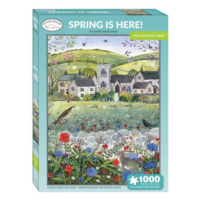Otter House Spring is Here Jigsaw Puzzle 1000 Pieces image number 1