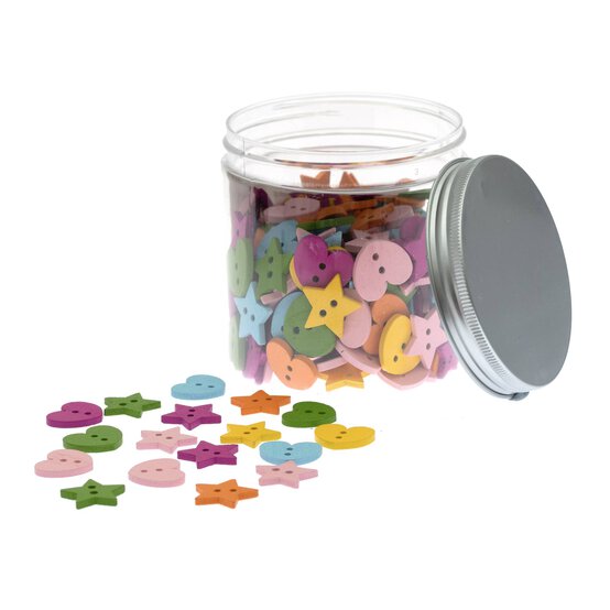 Wooden Button Bead Tub  image number 1