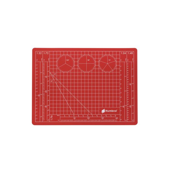 Humbrol Red Cutting Mat : A4