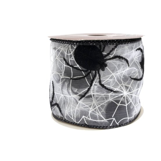 Spiders Wire Edge Printed Ribbon 63mm x 3m image number 5