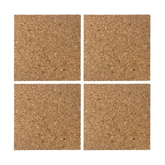 Square Cork Coasters 4 Pack  image number 4