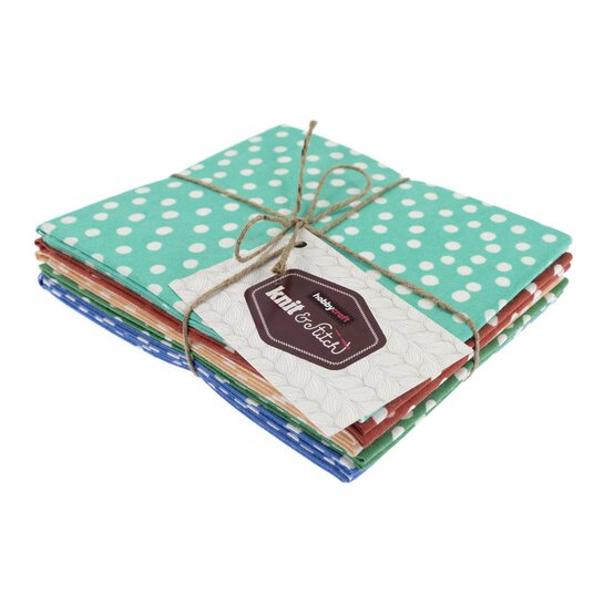 Mixed Polka Dot Cotton Fat Quarters 5 Pack image number 8