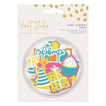 Violet Studio Party Card Toppers 28 Pack