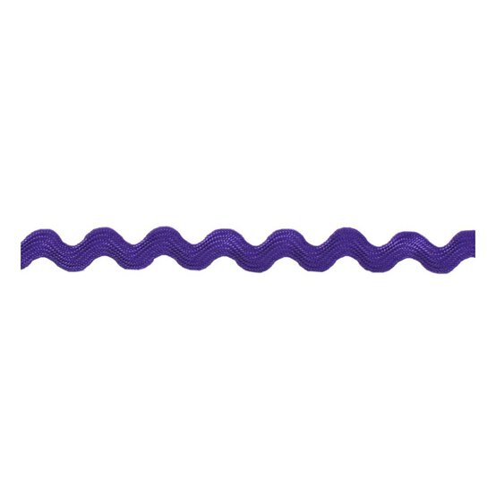 Purple Ric Rac Ribbon 6mm x 4m image number 2