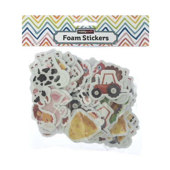 Farm Animal Foam Stickers 42g image number 5
