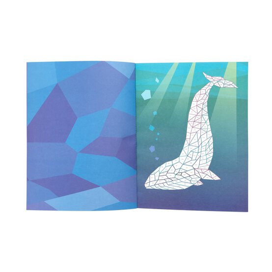 Neon Animals Creative Sticker Mosaics Book image number 2