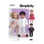 Simplicity Doll Clothes Sewing Pattern S9567 image number 1