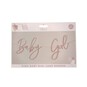 Pink Baby Girl Card Banner 2m image number 1