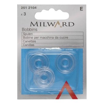 Milward Universal Class 15k Plastic Bobbins 3 Pack