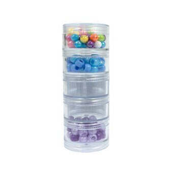 Clear Stackable Containers 50mm 5 Pack 