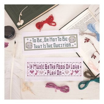 RSC Love and Tragedy Cross Stitch Bookmark Kit 2 Pack