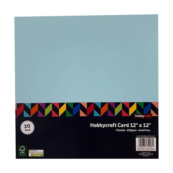 Pastel Card 12 x 12 Inches 20 Pack image number 2