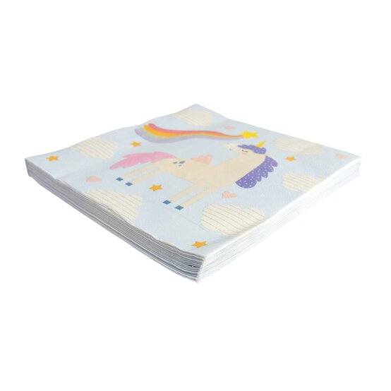 Unicorn Party Napkins 16 Pack image number 3