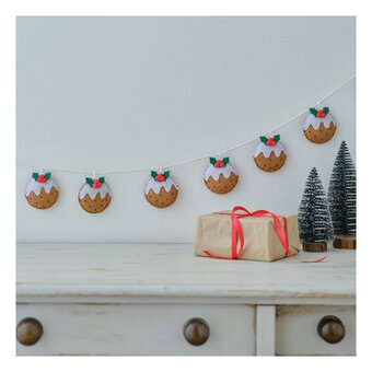 Christmas Pudding Bunting 1.2m