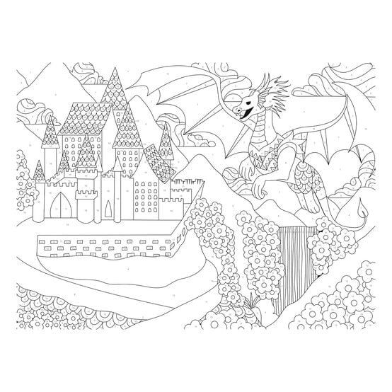 Mountain Landscape Paint by Numbers image number 3