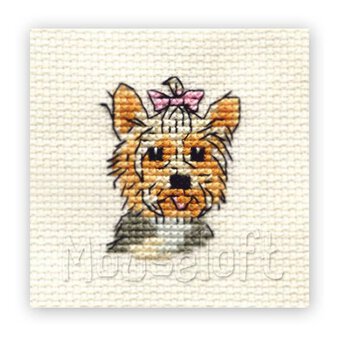 Mouseloft Stitchlets Yorkshire Terrier Cross Stitch Kit