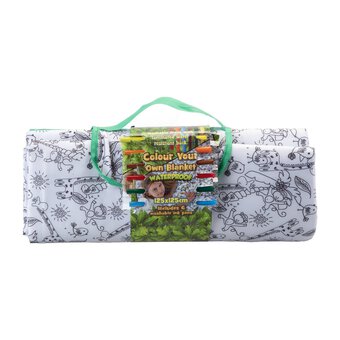 Colour Your Own Picnic Blanket Set