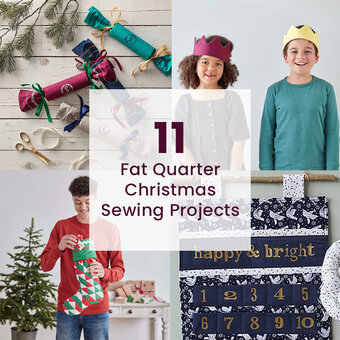 11 Fat Quarter Christmas Sewing Projects