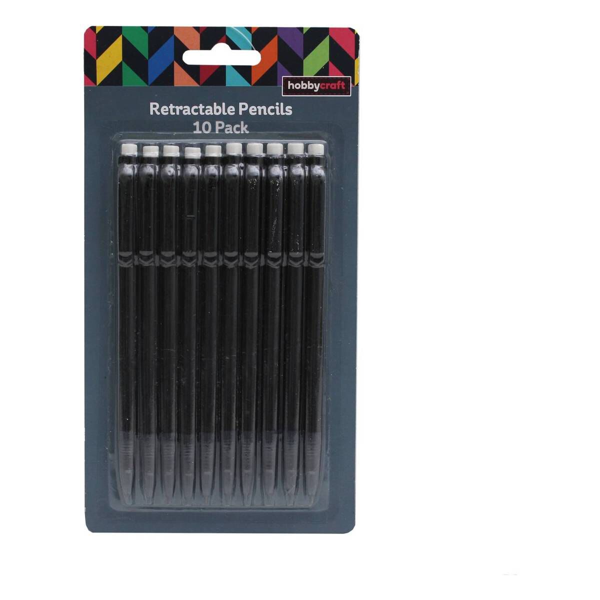 Retractable Pencils 10 Pack Hobbycraft