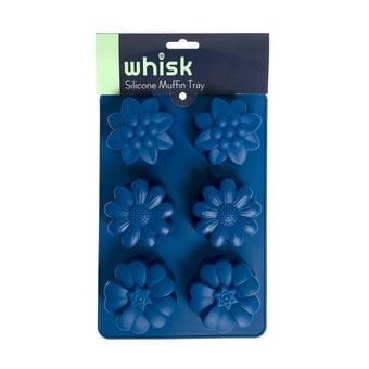 Whisk Flower Silicone Muffin Tray 6 Wells image number 5