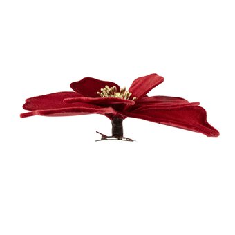 Red Flower Clip 18cm