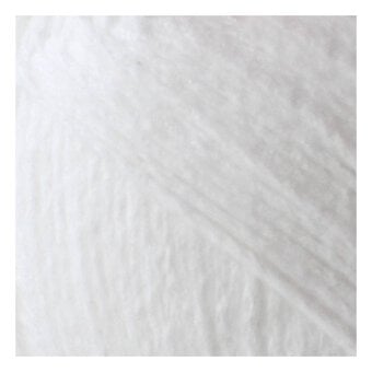 Lion Brand White Feels Like Butta Yarn 100g image number 2