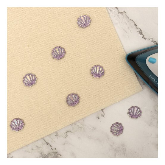 Mini Shell Iron-On Motifs 10 Pack  image number 2