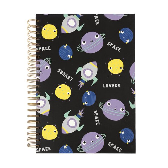 Space Hardback Spiral Notebook A4 image number 1