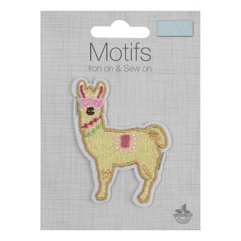 Trimits Llama in Shades Iron-On Patch image number 2