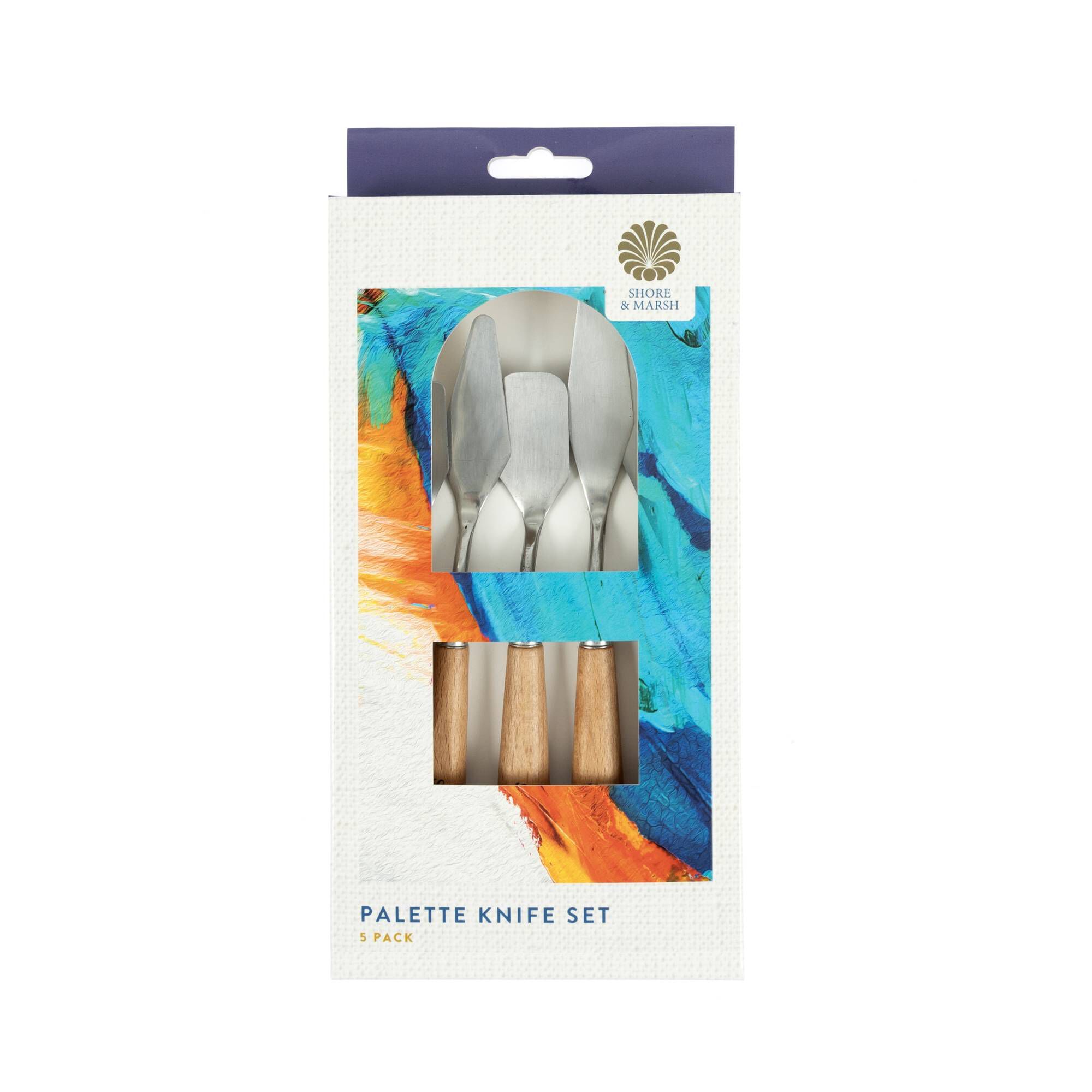 Shore & Marsh Palette Knife Set 5 Pack Hobbycraft