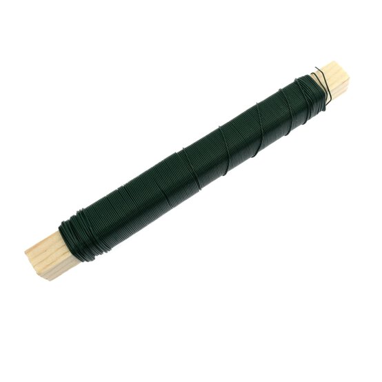Moss Green Metallic Wire 0.5mm x 25m image number 3