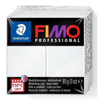 Fimo Professional White Modelling Clay 85g