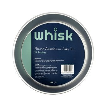 Whisk Round Aluminium Cake Tin 12 x 4 Inches
