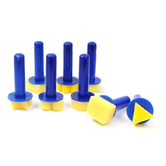 Foam Shape Stamps 8 Pack image number 2