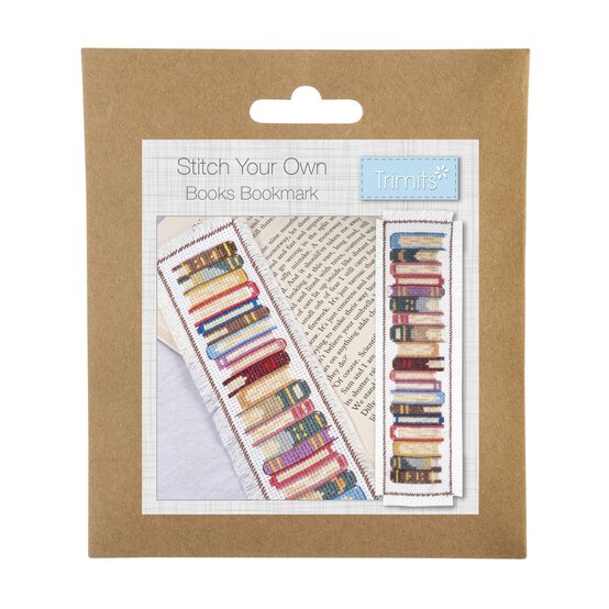 Trimits Books Cross Stitch Bookmark Kit image number 1
