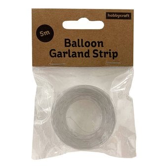 Clear Balloon Garland Strip 5m image number 2