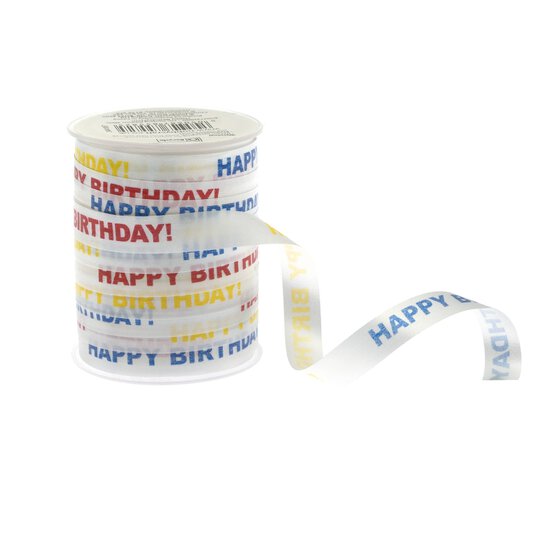 Happy Birthday Curling Ribbon 45m image number 1